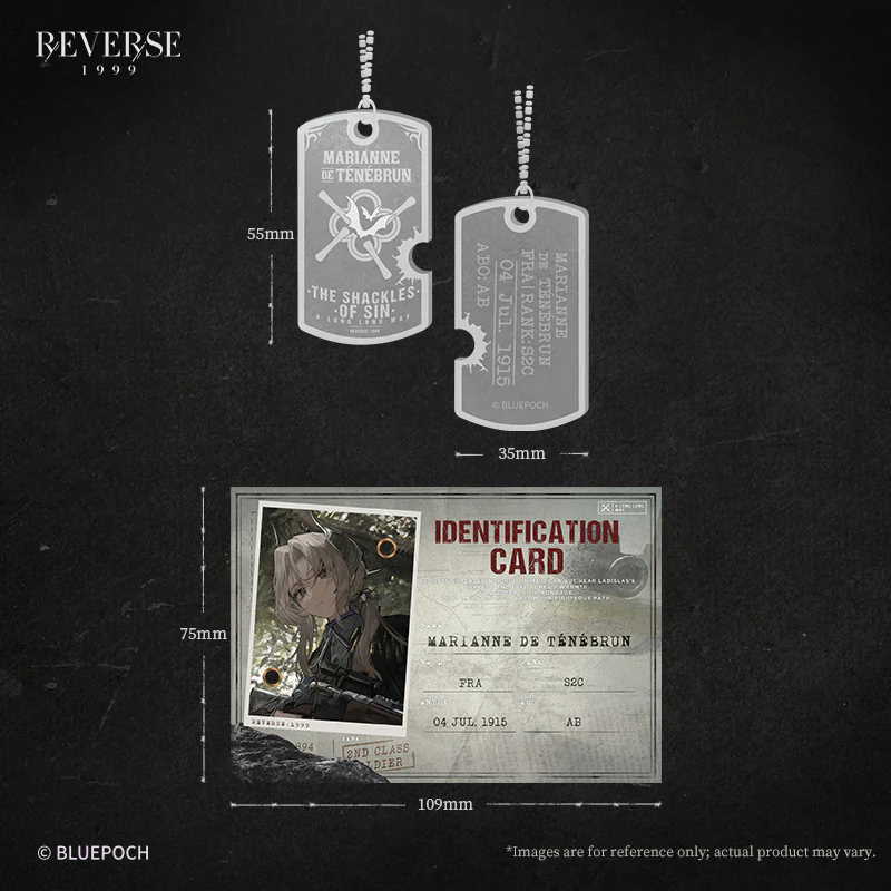 Reverse: 1999 "Homecoming Eulogy" Metal Pendant Set - Image 4