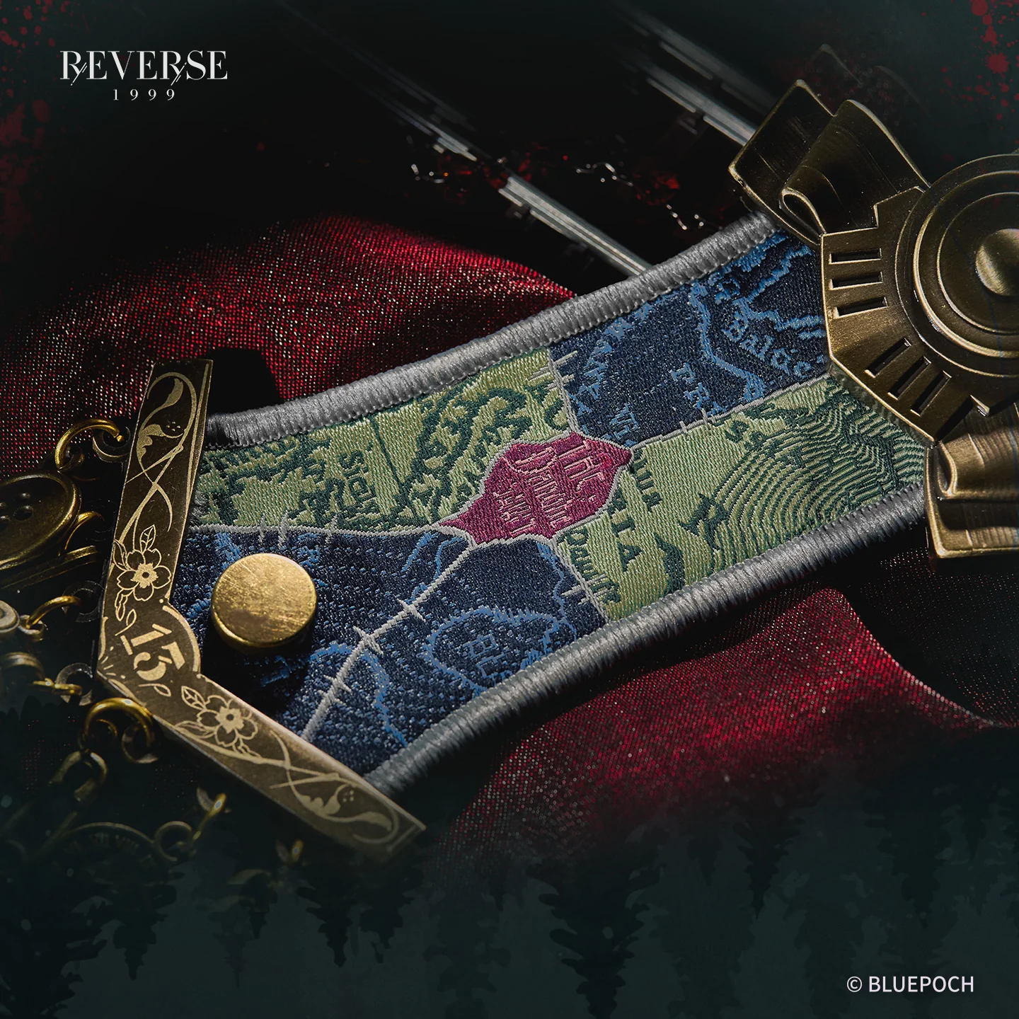 Reverse: 1999 "The Danube Dawn" Railroad Epaulette Charm - Image 5