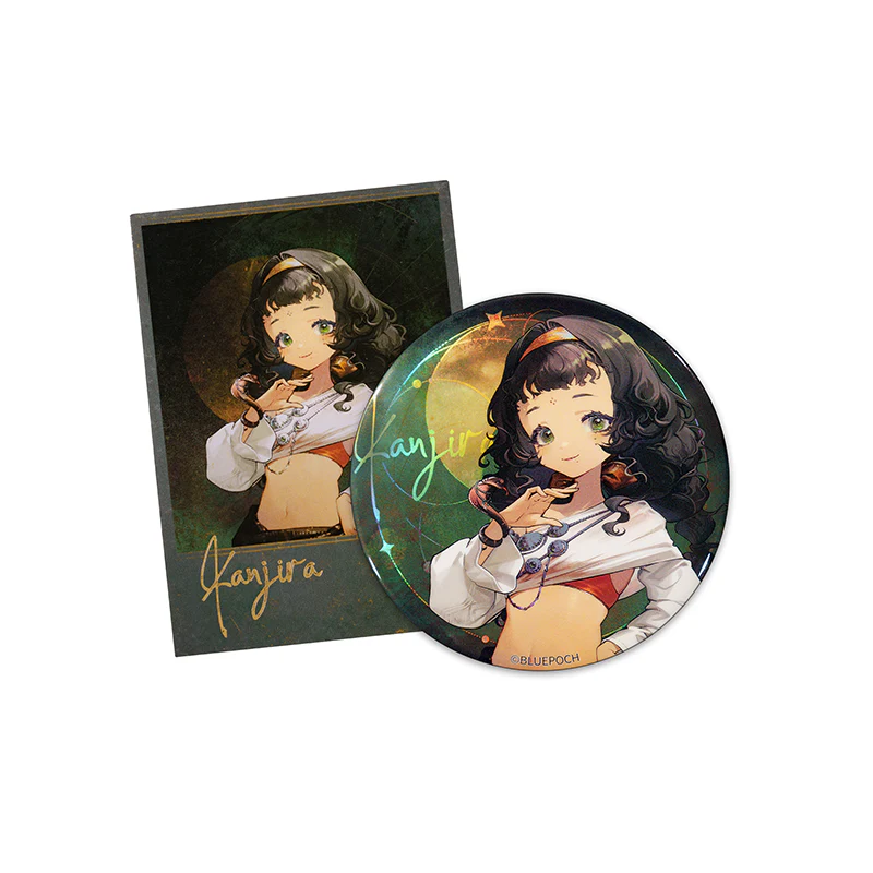 Reverse: 1999 Character Badge & Polariod Set: The Stargazers Black Dwarf/Shamane/Kanjira - Image 3
