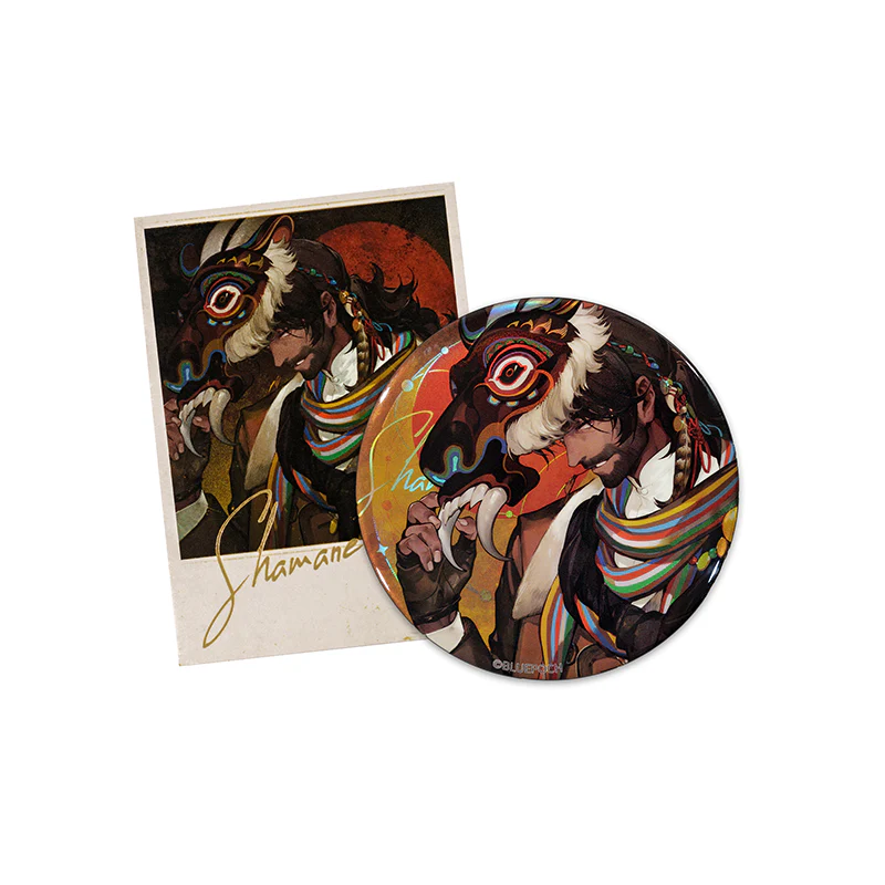 Reverse: 1999 Character Badge & Polariod Set: The Stargazers Black Dwarf/Shamane/Kanjira - Image 4