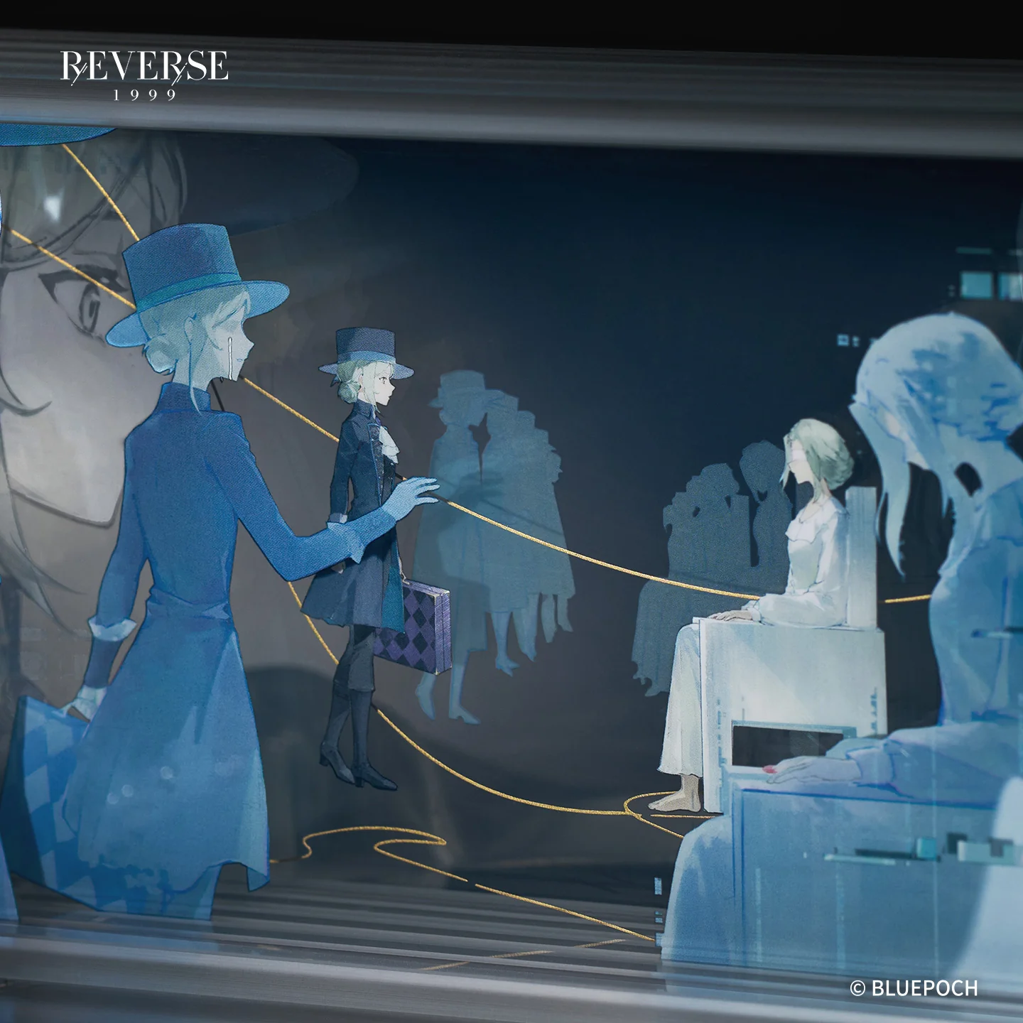 Reverse: 1999 "To You of the Future" Multi-Layer Acrylic Standee - Image 3