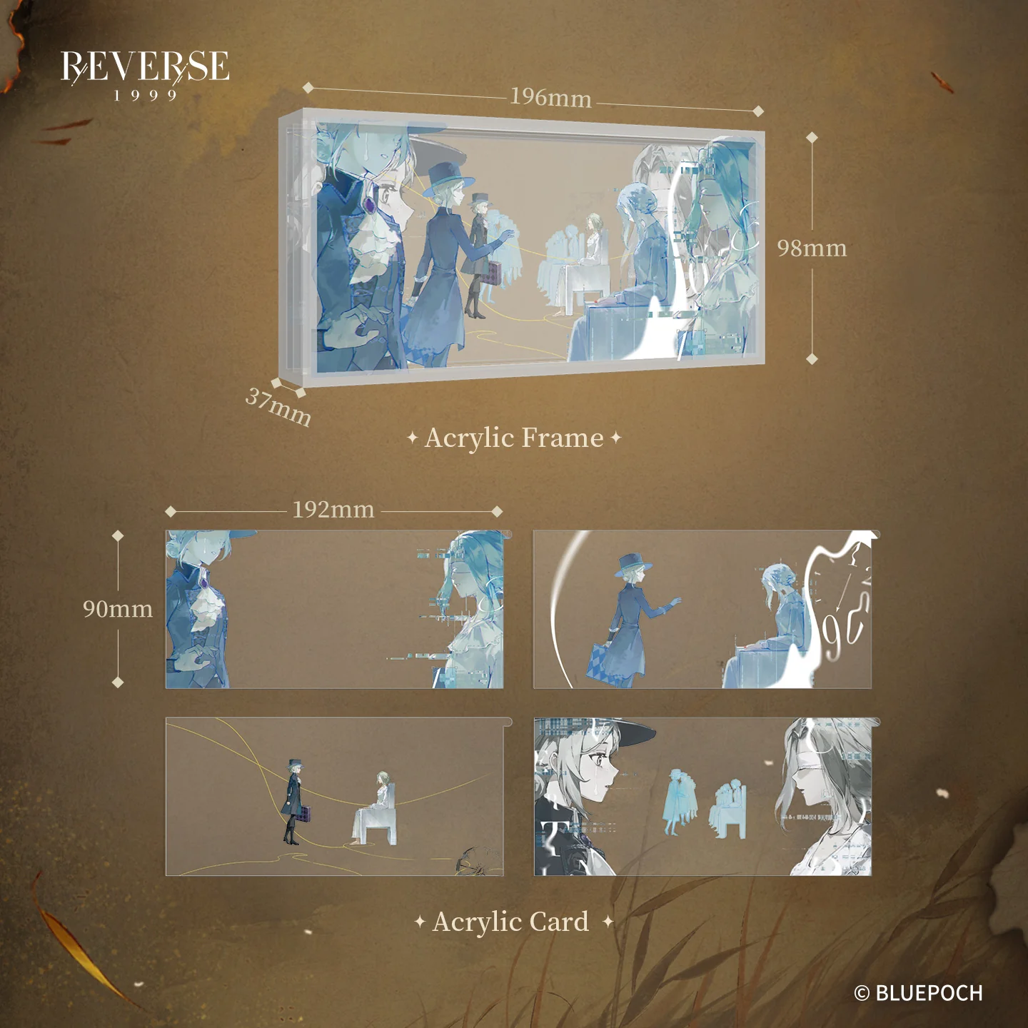 Reverse: 1999 "To You of the Future" Multi-Layer Acrylic Standee - Image 5