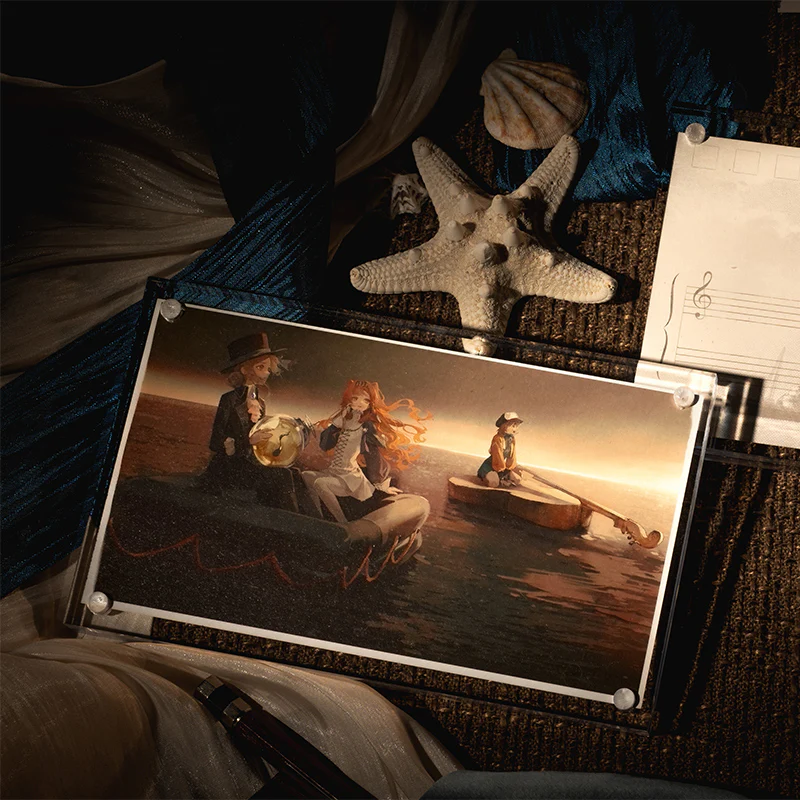 Reverse: 1999 "Last Evenings on Earth" Illustration Postcard Packs - Image 4