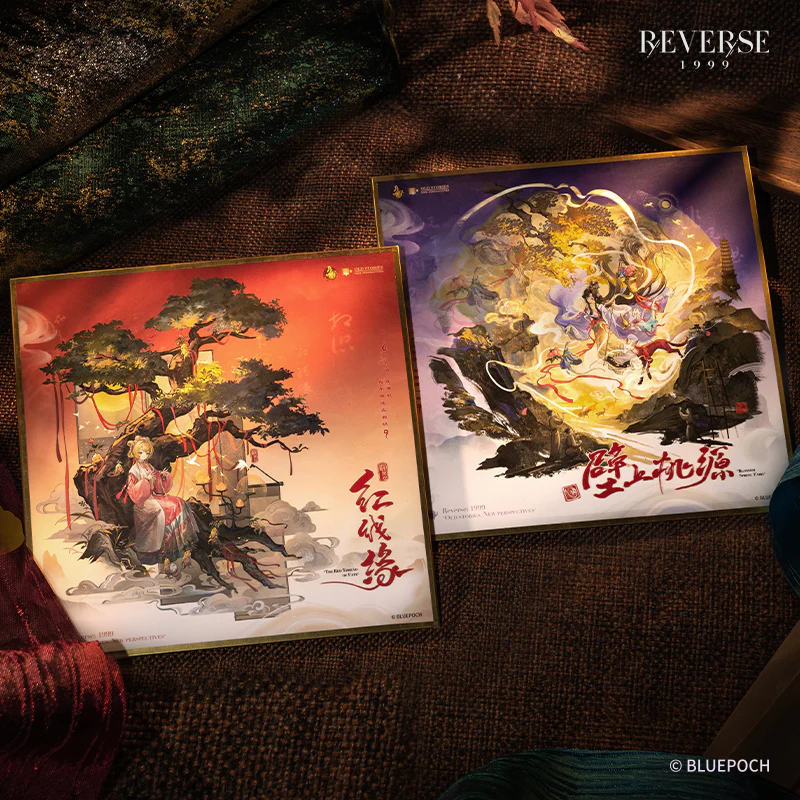 Reverse: 1999 "Old Stories, New Perspectives" Garment Shikishi Boards - Image 3