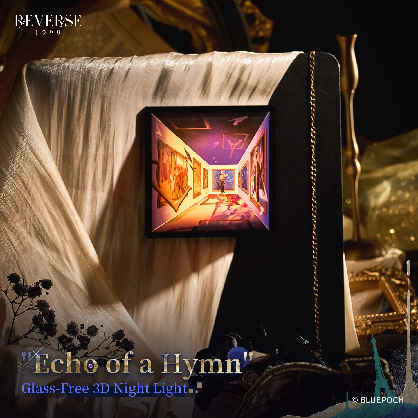 Reverse: 1999 "Echo of a Hymn" Glass-Free 3D Night Light - Image 2