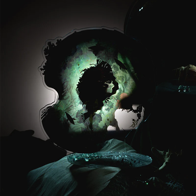Reverse: 1999 "Shadows in the Lake" Series Acrylic Standees Barcarola/Fatutu - Image 4