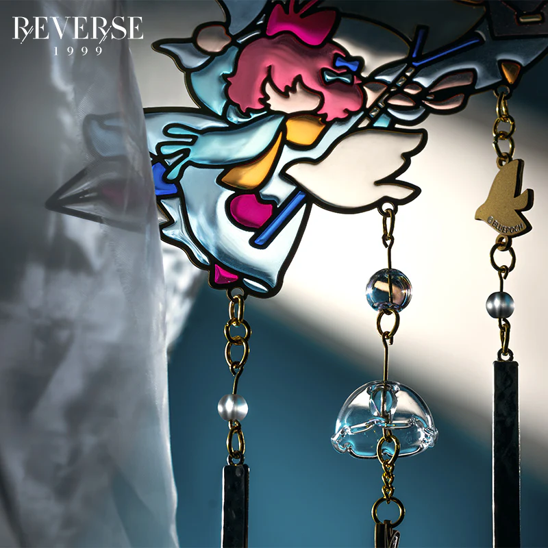 Reverse: 1999 "The Birds Remember" Flutterpage Featured Wind Chime - Image 3
