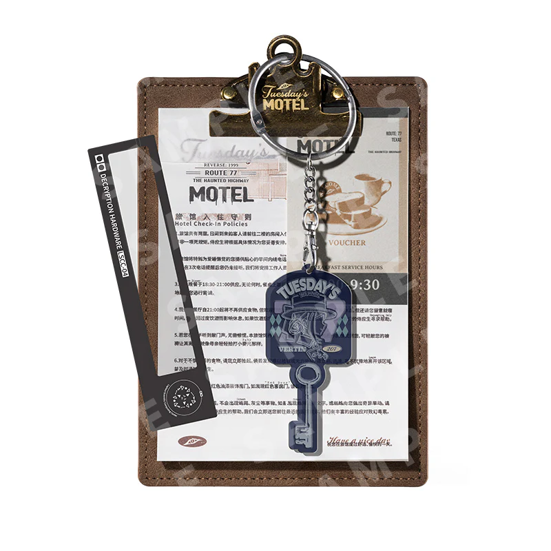 Reverse: 1999"Motel Check-In Guidelines" Customized Notepad - Image 7