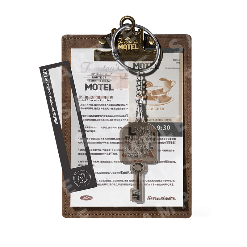 Reverse: 1999"Motel Check-In Guidelines" Customized Notepad - Image 8