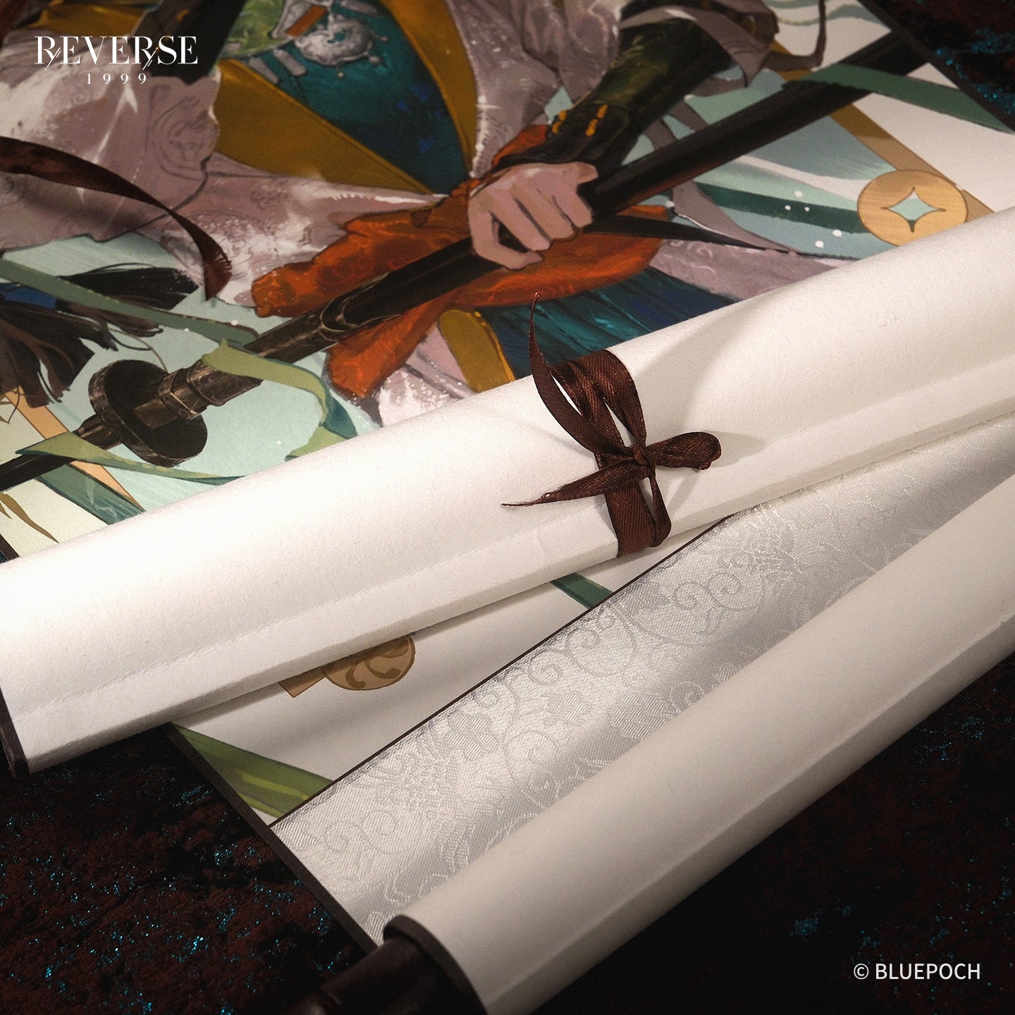 "Brushstrokes of Silken Dreams" Character Garment Scroll Paintings - Image 4