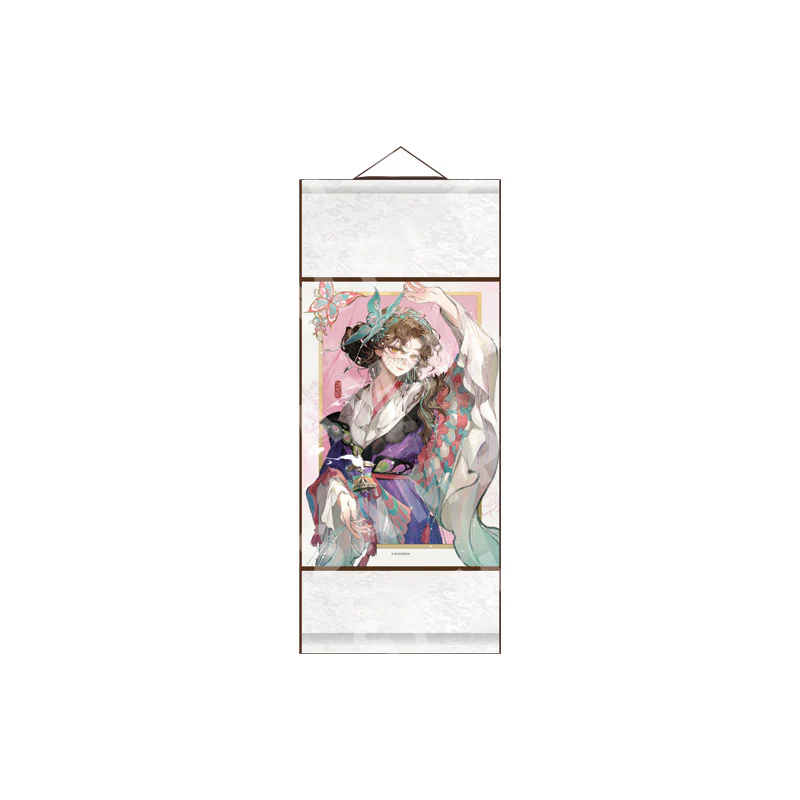 "Brushstrokes of Silken Dreams" Character Garment Scroll Paintings - Image 6