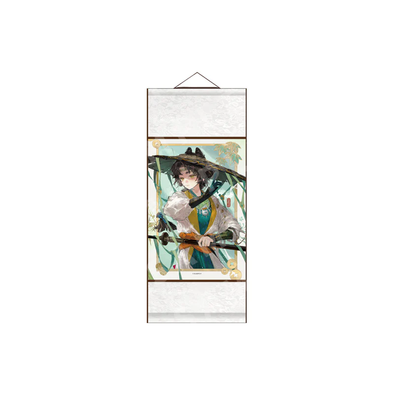 "Brushstrokes of Silken Dreams" Character Garment Scroll Paintings - Image 7